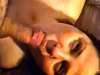 Cum in mouth flaccid - Homemade handheld cam