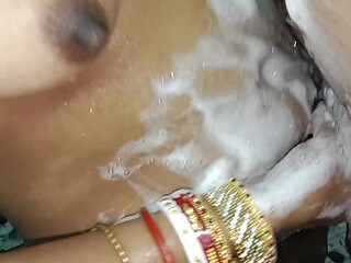 Odia Married couples missionary fuck in bathroom