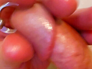 My big pierced penis