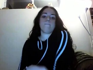 Brunette Solo Webcam Masturbation