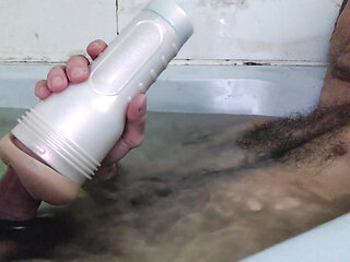 using fleshlight in the spa