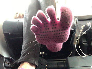 Sfw Foot in the Train