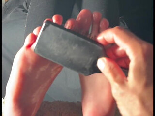 Tickled with a Hairbrush