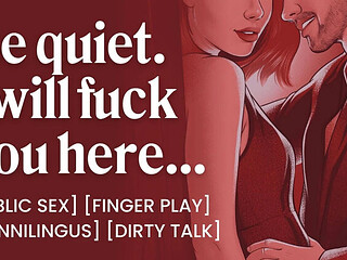 ASMR Audio Porn: Enemies to Lovers Risky Public Fuck at a Secret Party  Finger Play & Cunnilingus  Erotic Audio for Women
