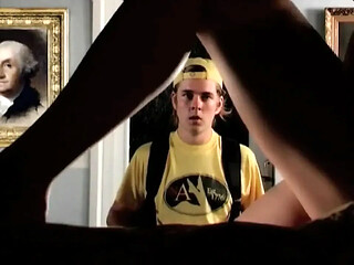 Hot friend Jack joins Marcos in his empty house for some naked fun