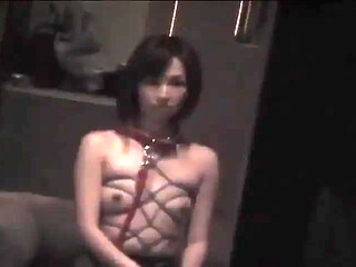 Cute Asian slave gives satisfying head to her angry master