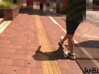 Japanese GF gets banged raw in an orgy with her friends