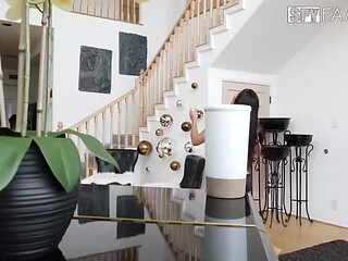 Tommy Makes Stepdaughter His Fuck Toy while Watching Football - Autumn Falls