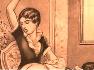Retro GF gives a classic blowjob
