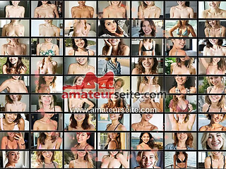 Amateur compilation features rough and steamy action in various positions