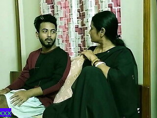 Hot Indian Stepmom Fucks Teen Boy - Desi Taboo Sex with Krishna