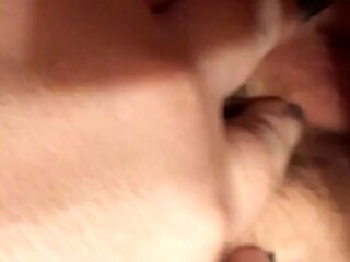 Hot hubby's thick cock fucks his sexy plus-size wife's pussy until he cums inside