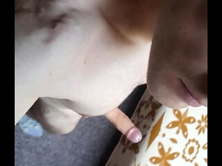 Selfie video of amateur big yummy blonde guy dick