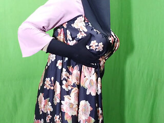 Muslim Hijabi Beautiful Housewife Fucking with Neighbor - With Clear Bangla Audio