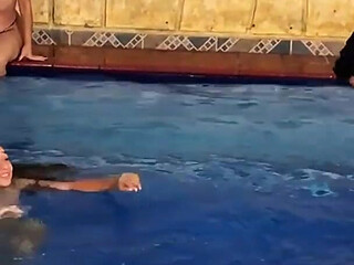 Part 1: the Swimming Coach Takes My Stepdaughters Ass and I Join in for a Filthy Anal Threesome