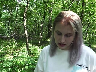 Dirty Girl Littering and Urinating in a Park
