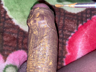 Indian desi boy golden big thick cock