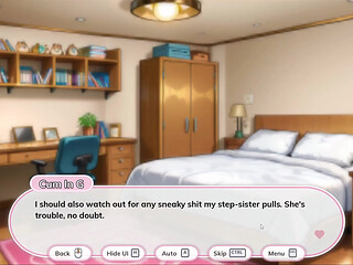 Alone with My Stepsister [ Taboo Hentai Game ] Ep.1 Seeing His Stepsis Panties Made Him Hard Right Away!