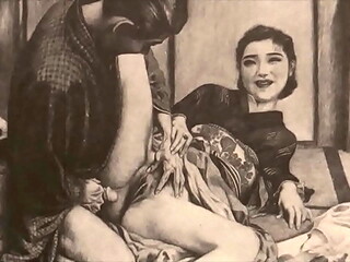 vintage erotic illustration
