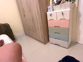 Nepal Maid Fucked by Owner in Messy Room
