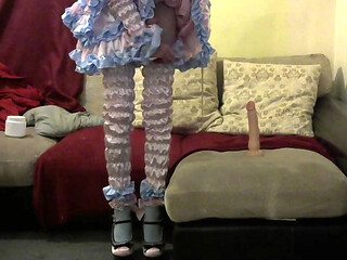 Prissy Little Sissy Pansy being a good girl for Mistress