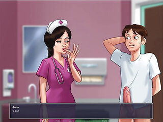 dabby and anon make hot seen in summertime saga