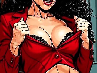 Casting for a 40-year-old Sexy Slut. Cartoon. MILF Black Stockings