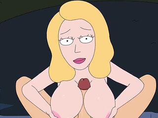 Rick and Morty - a Way Back Home - Sex Scene Only - Part 58 Beth Boobjob by Loveskysanx
