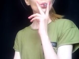 Goddess Marlena - Smoking Cigar