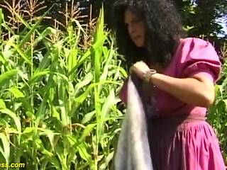 Big Breast Lady Outdoor