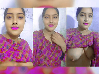 Desi beauty Girl Fingering on video call with Her lover, video call mms