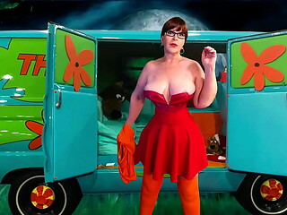 Granny Velma Dinkley: Dildo Fucking Private Dicktective