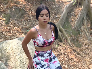 I met her in the mountains and out of nowhere we ended up having sex in my car