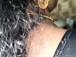 Indian Housewife and Step Sister Threesome Fucking in Kitchen - Tamil Maid Roleplay