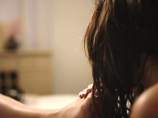 Skinny babe with shaved bush performs 69 on her lover