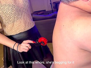 French Pegging - Subscriber Casting: Interview, Whip, CBT & Foot Worship