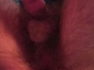 Fucking my ass with my favorite toy and cumming all over the place