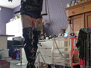 Fitness time for hubby slave