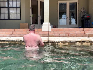 Some Skinny Dipping at a pool