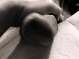 Wife is recording my balls orgasm