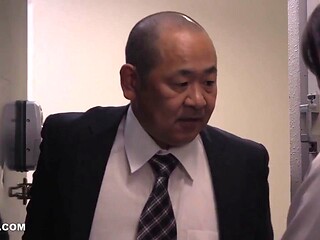Big-Tits Wife Fucked by Husbands Boss in Bedroom