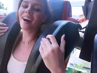 Amusement park date ends with her getting rammed from behind