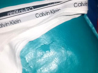 I GET MORE TURBO WITH MY BLONDE NEIGHBOR'S USED THONGS