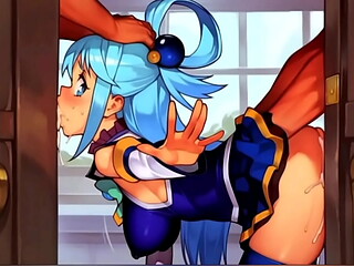 AQUA PAGA SU DEUDA ( KONOSUBA )