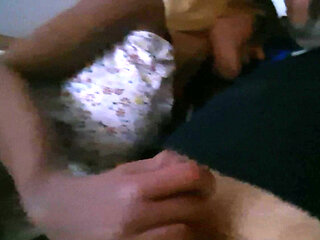 Luna my sexdoll gives me a handjob