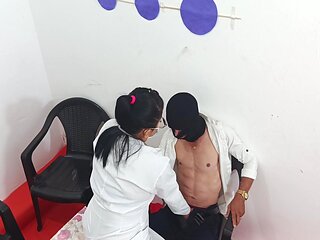 This Video!! The New Health Professional Does Porn At The Health Center