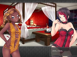 Two hot babes share lucky guy in FFM threesome