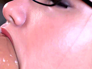 Nerdy Asian Teen with Glasses & Short Hair Gives a Nice Deepthroat & Gets Her Tight Little Pussy Creampied - Freshwomen Season 3