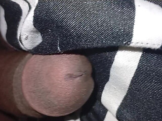 Using home made pussy to masturbate in the morning