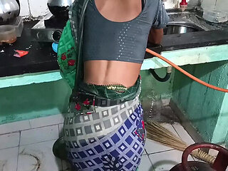 Desi Bhabhi Raniki Chut Gets Doggy Style Fuck in Kitchen by Brother-in-Law's Big Cock